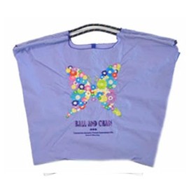 Ball & Chain BUTTERFLY LAVENDER 301015 Genuine Size Butterfly Butterfly Shopping Bag Eco Bag, Lavender