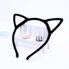 2Pcs Cat Ears Headband Black Cat Ear Headbands Hair Band