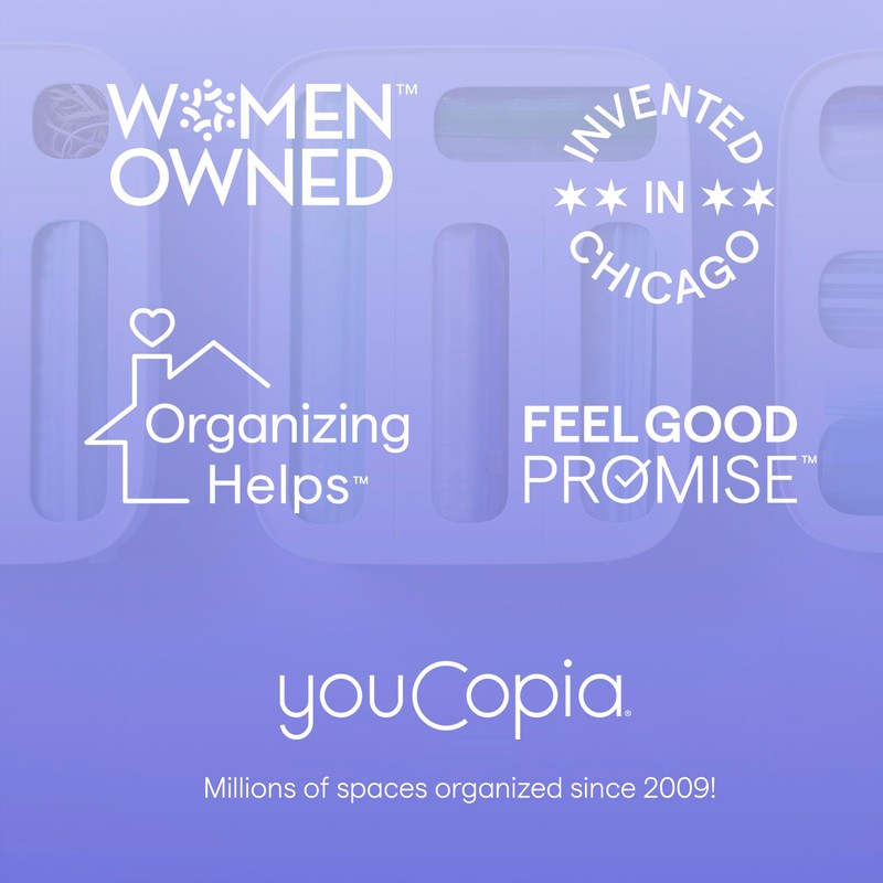 StoraBag Drawer Food Bags Dispenser, 4-Slot, Plastic Sandwich Bag Organizer