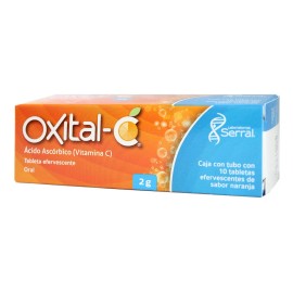 Oxital C Tableta 2000 Mg, 10 Tabletas