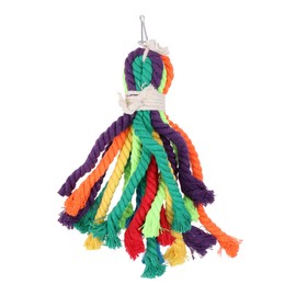 Balacoo String chew toys bird toy birds toys bird cage toys parrot foraging toys parrot bite toy parrot hanging toy Bird Gnawing Toy cotton rope lace rope hanging toys lace thread to climb