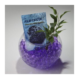 'Aqua Crystal' Expanding Water Storing Gel Bead Crystals - PURPLE - 10g bag