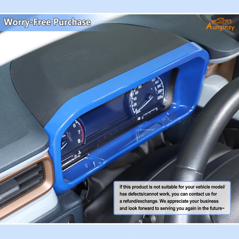 Aunginsy Central Control Dashboard Meter Panel Frame Trim Compatible with