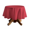 CALICOT Tomato 100% Cotton Tablecloth Prewashed and Pre-shrunk Perfect for