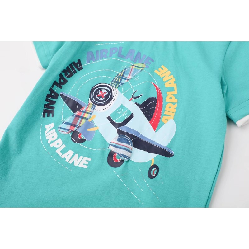 BIBNice Toddler Boy Clothes Kid Summer Outfits Shirt Short Set