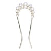 Miaomyao Hair Ornament, Japanese Kimono, Sleeve Flower, Pearl, Gold, U-shaped