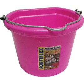 Fortex Industries Inc. Fortiflex Flatback Buckets, 8 qt