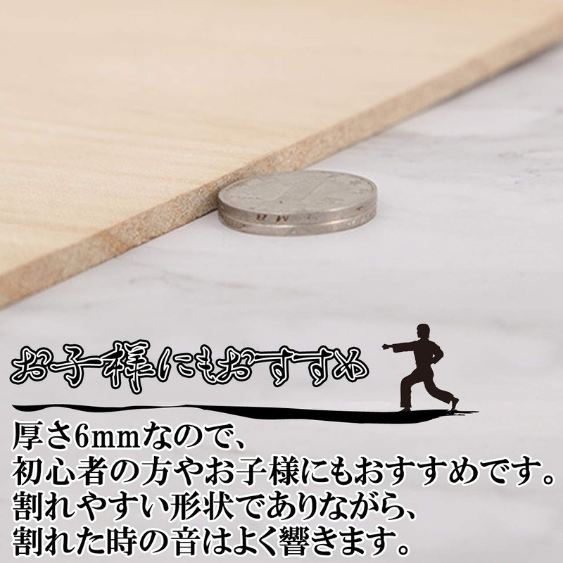 Fermoire Karate Splitting Board Demonstration Beginners Prototype 8.3 x 11.8