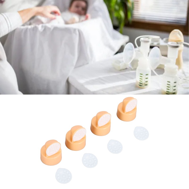 12pcs Spare Valves Membranes Silicone Spillage Prevention Accessory Pump Replacement