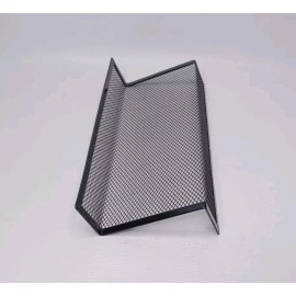 Unbranded 1 Piece Spice Rack / Drawer Insert Black Metal Wire Mesh