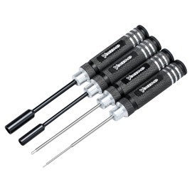 Yokomo Hex/Nut Driver Set Works Wrench Set (Black) YT-YRTSBA