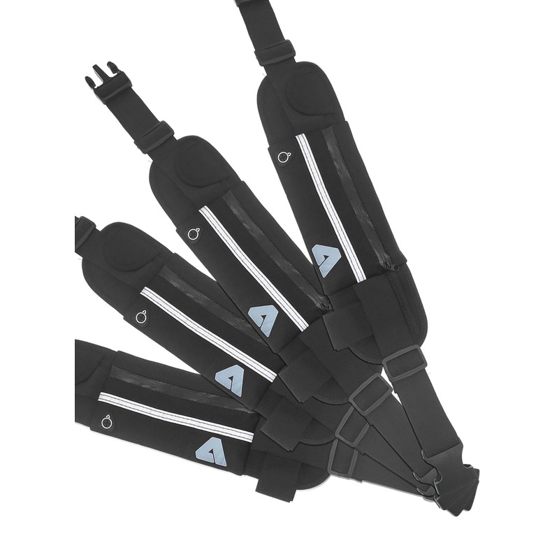 Ardent Endurance Running Belt Waist Pack Phone Pouch - Black