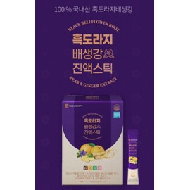 Daewoong Life Science Domestic black bellflower pear ginger essence stick healthy for the whole family 100 packets / 국내산 흑도라지 배 생강 진액 스틱 온가족 건강 100포