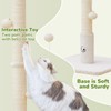Woochpet Cat Scratching Posts 33" for Adults Cats, Cat Scratcher