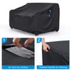 Mrrihand Heavy Duty Patio Sofa Cover Waterproof, 2-Seater Outdoor Sofa