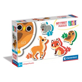 Clementoni - 20814 - My First Puzzle - Forest Animals - 2-3-4-5 Piezas, Puzzle Infantil Desde 2 Años, Made In Italy