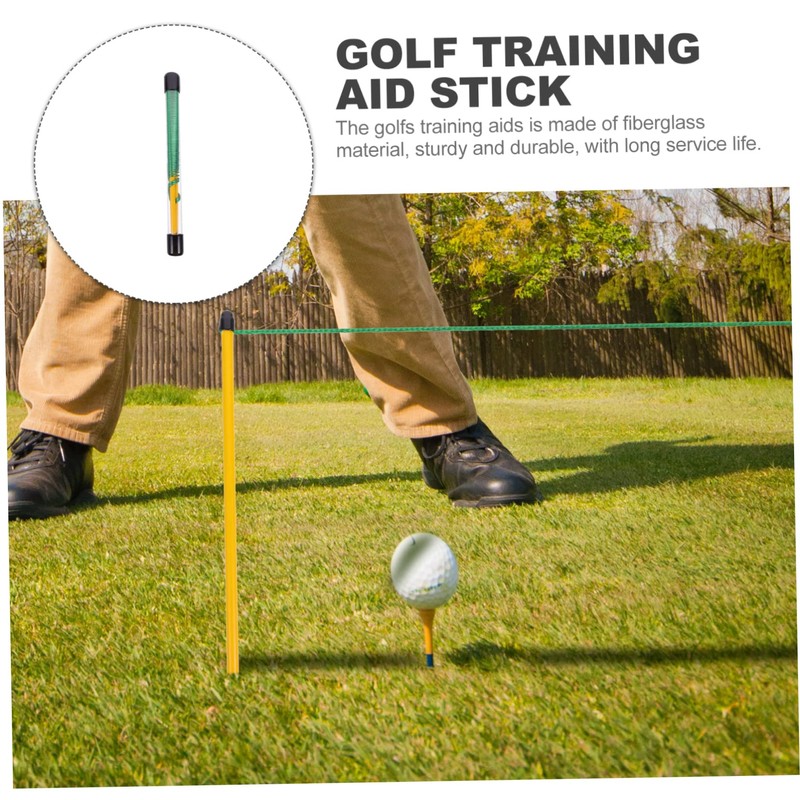 GANAZONO Golf Alignment Stick Direction Training Aid for Accurate Putting