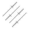 Qjaiune 100Pcs Aluminum Pop Rivets 3/16" x 1/2" (Diameter x
