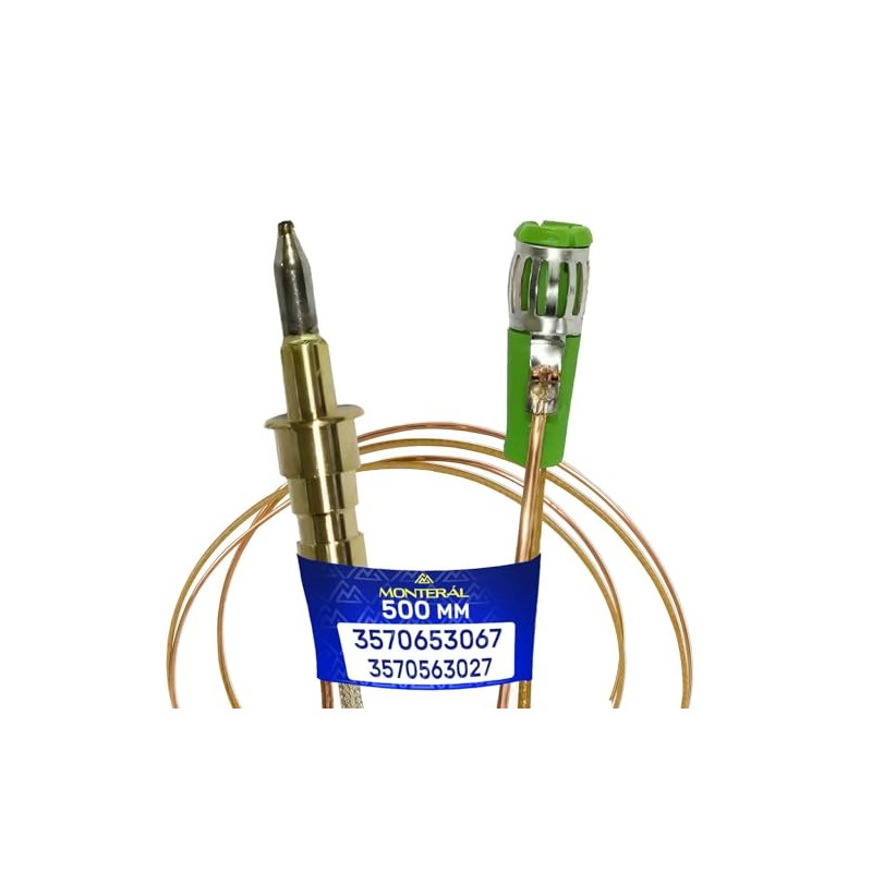 Gas Fire Thermocouple with Magnet Connection Length 500 mm for