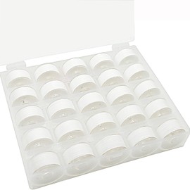New brothread 25pcs White 60S/2 (#90) Sewing Thread Sewing Thread Embroidery Sewing Thread A Type SA156 (H11.5mm) For Home Sewing Machine Embroidery