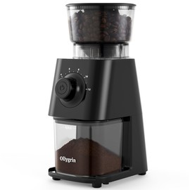 Ollygrin Coffee Grinder Electric, Conical Burr Coffee Bean Grinder with 30 Grind Settings