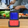 Digital Display BBQ Grill Meat Thermometer Kitchen Cooking Food Timing