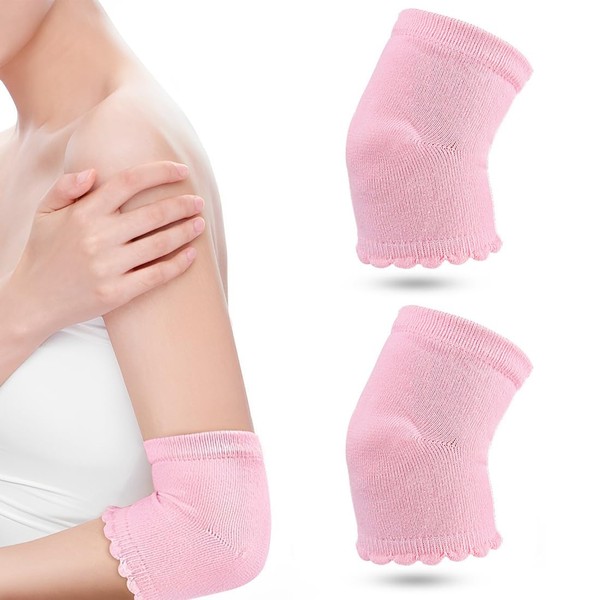 KIRZAX Paar Tennisarm-Bandagen, Ellbogen-Bandagen, unterstützende Tennisarm- und Golferarm-Bandagen, Ellbogenschützer-Fuß-Riss-Socke Doppelnutzung,