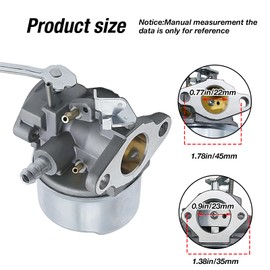 SYOWADA CCR1000 Carburetor Replacement for Toro Snowblowers 38170 38171 38172 38173 38175, HSK600 Carb Replacement for Tecumseh 3HP 3.25HP 3.5HP 3.75HP Snowblower Horizontal 2-Cycle Engine