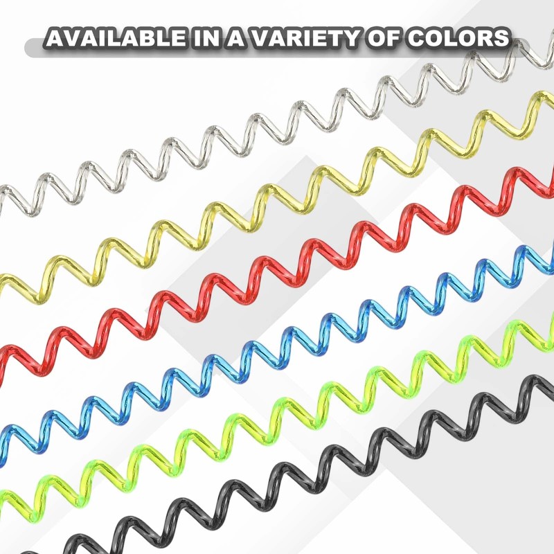 PATIKIL Coiled Lanyards with Buckle 47 Inch, 6 Pcs Retractable