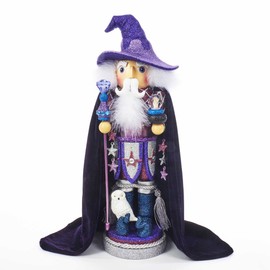 Kurt S. Adler 18" Hollywood Purple Wizard Nutcracker