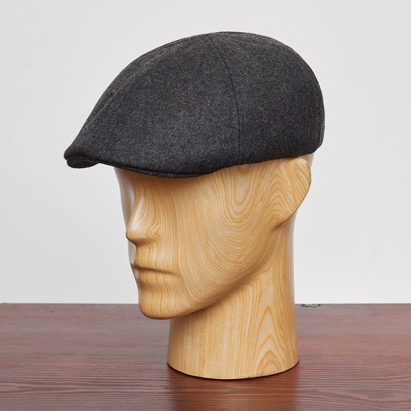 Sterkowski Rusty Flat Cap Wool Peaked Cap for Men and