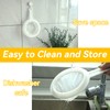Fine Strainer, Hair Strainer Kitchen, 400/200/100 Mesh Kitchen Strainer, Plastic,