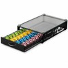 Coffee Pod Holder Drawer with Glass Top – Sleek Black