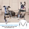 Double Dog Lead Split Double Dog Leash Coupler Reflective Dual