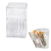 Makeup Brush Holder Organizer, Tilt Open Removable Makeup Brush Holde