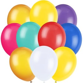 Unique Assorted Latex Balloons, 12" (10-Pack) - Premium-Quality & Vibrant Party Decorations, Perfect for Any Celebration