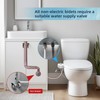 Hibbent Bidet Attachment for Toilet, Self Cleaning Dual Nozzle, Hot