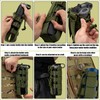 IronSeals Tactical Water Bottle Pouch, Adjustable Drawstring Water Bottle Holder