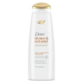 Dove Derma Anti-Dandruff Shampoo, 12 oz – Damage Therapy for Flaky Scalp & Dryness