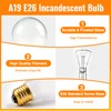 Blakapoo 100 Watt Incandescent Light Bulbs, A19 100W Frosted Light