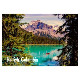 Emerald Lake, British Columbia, Yoho National Park, Canada, Souvenir Magnet 2 inch x 3 inch Fridge Magnet