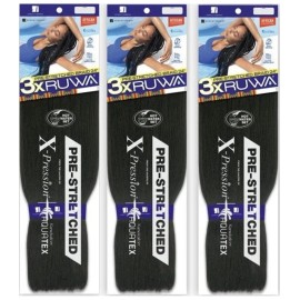 Sensationnel RUWA 3X 24" PRE-STRECHED BRAID FOR 3PC