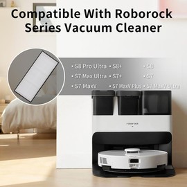 Rrochio Rrochio 4 Filter HEPA f1r roborock S7 Max Ultra, Zubeh?r f1r Saugroboter roborock S8+, S8, S7, S7+, S7 MaxV Ultra, S7 MaxV Plus, S8 S7 Pro Ultra Auswaschbarer E11 Luftfilter Ersatzfilter Ersatzteile