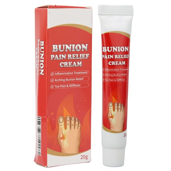Fyearfly Bunion Pain Relief Cream, Sumifun Bunion Pain Relief Cream Toe Wrist Ankle Joint Soothing Rheumatic Ointment 20 g
