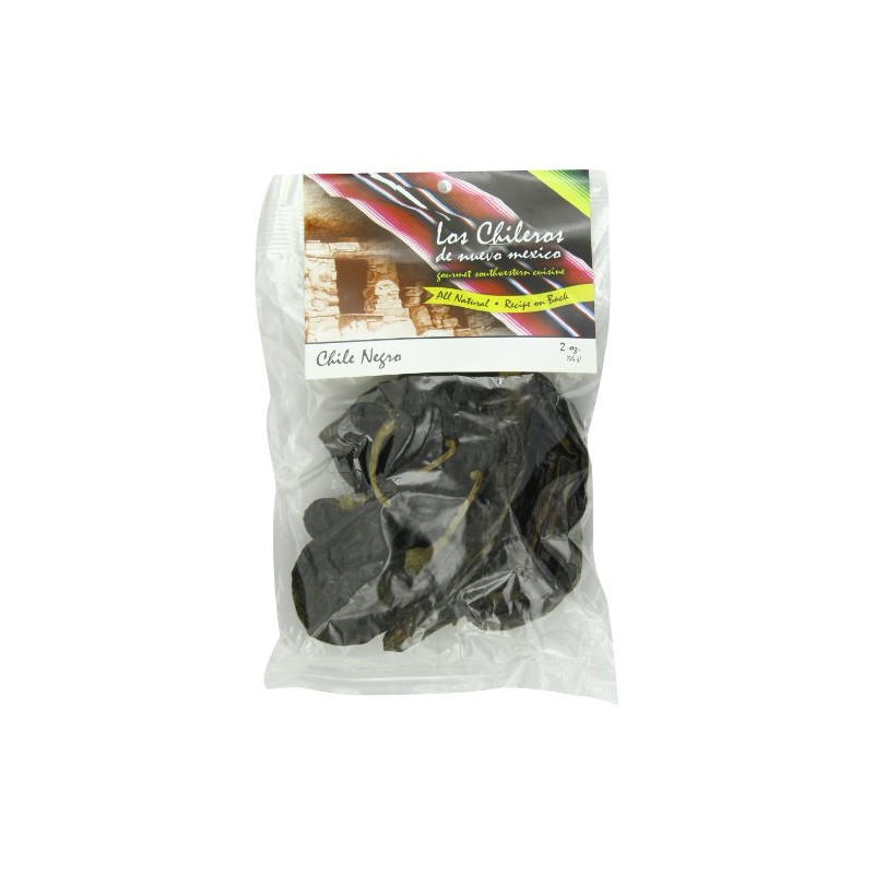 Los Chileros Chile Negro, Whole, 2 Ounce