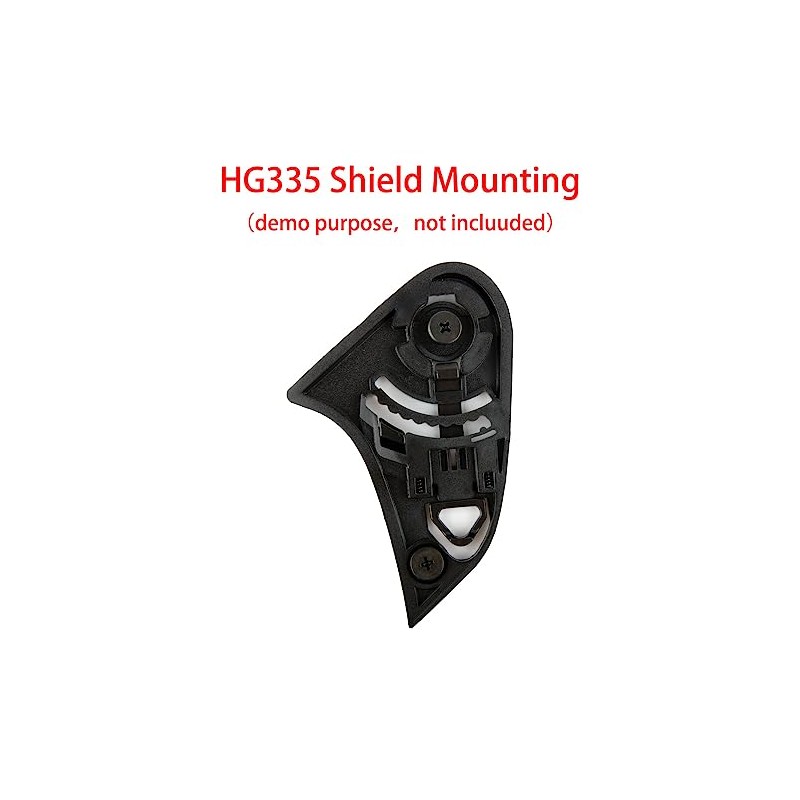 1Storm Motorcycle Full Face Dual Visor Helmet Shield: Model HG335