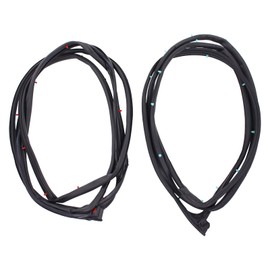 ApplianPar Front Driver and Passenger Side Door Seal Rubber Gasket Weatherstrip for Honda Accord 2003-2007