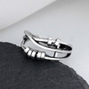 Auriselle Anxiety Rings for Women Adjustable Anxiety Stress Rings Open