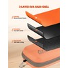 Large Double Eyeglasses Case, Shockproof Hard EVA Shell Dual Sunglasses