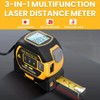 Precision 3-in-1 Laser Tape Measure - Measurement Range: 40m